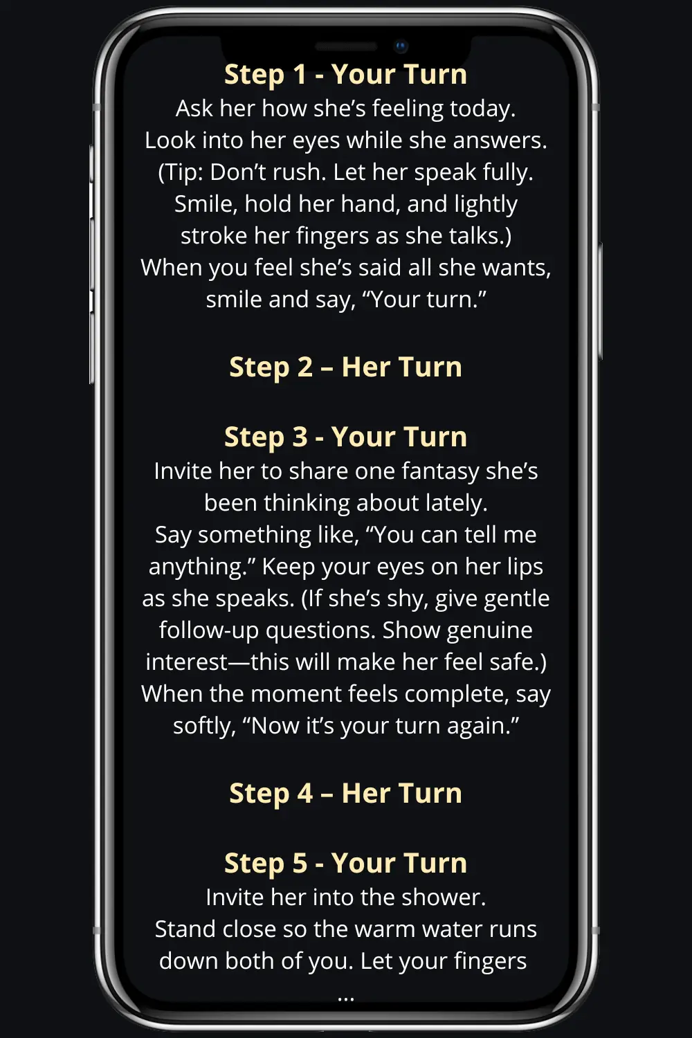 Preview for After shower scenario for him